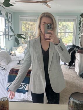 J. Crew Light Gray Women's Tailored Blazer